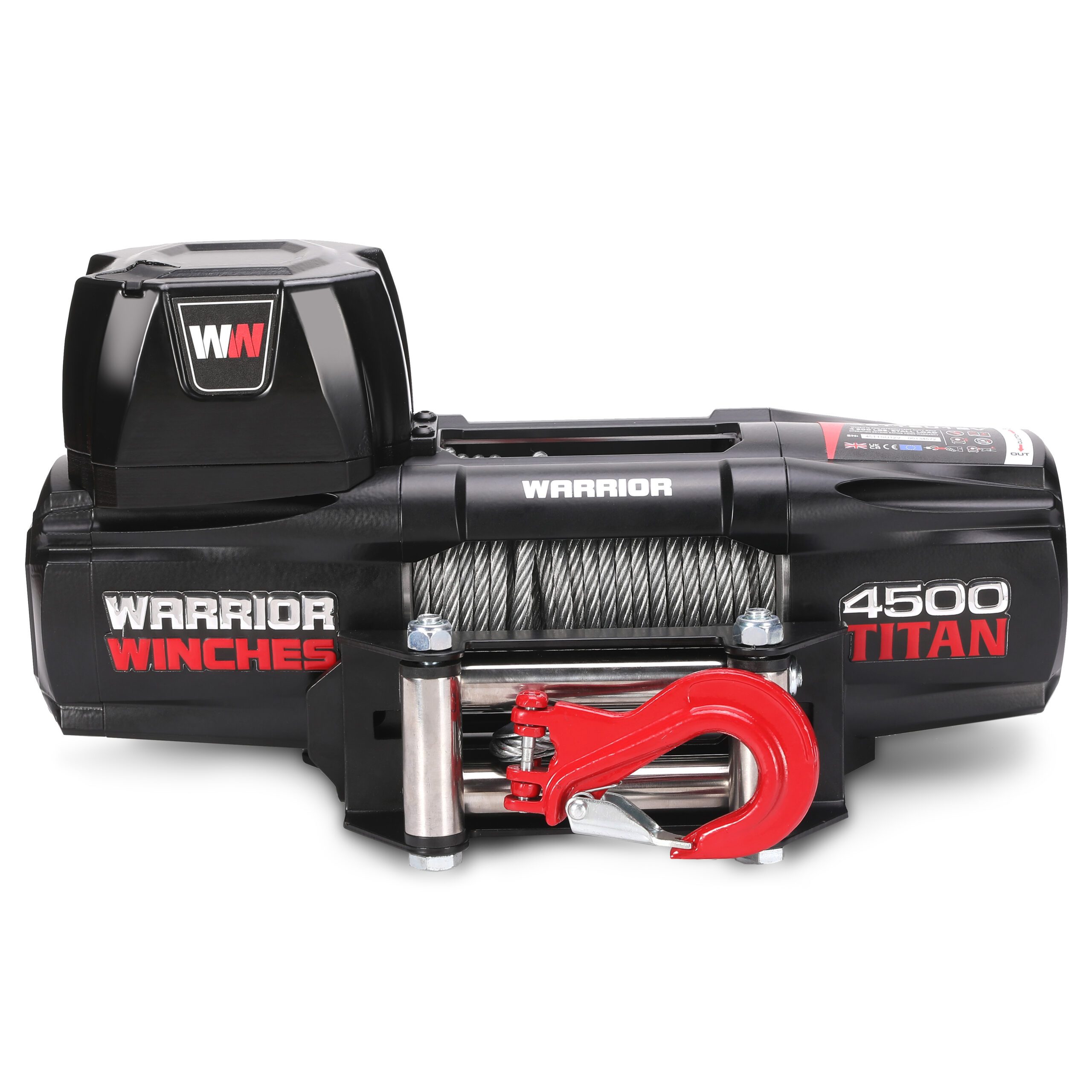 Vinsch Warrior Winches Titan 4500 - Stålvajer 12V - 4