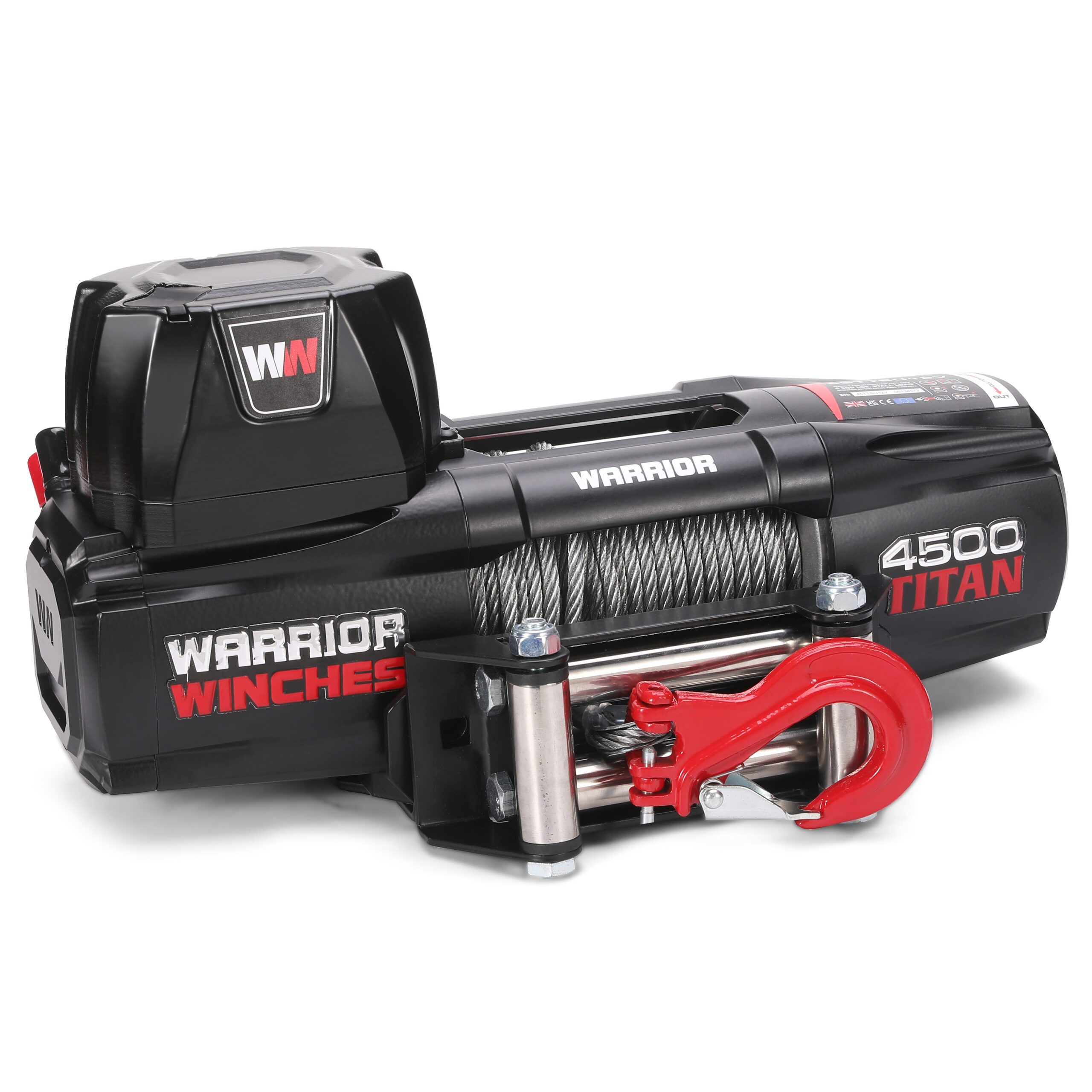 Vinsch Warrior Winches Titan 4500 - Stålvajer 24V