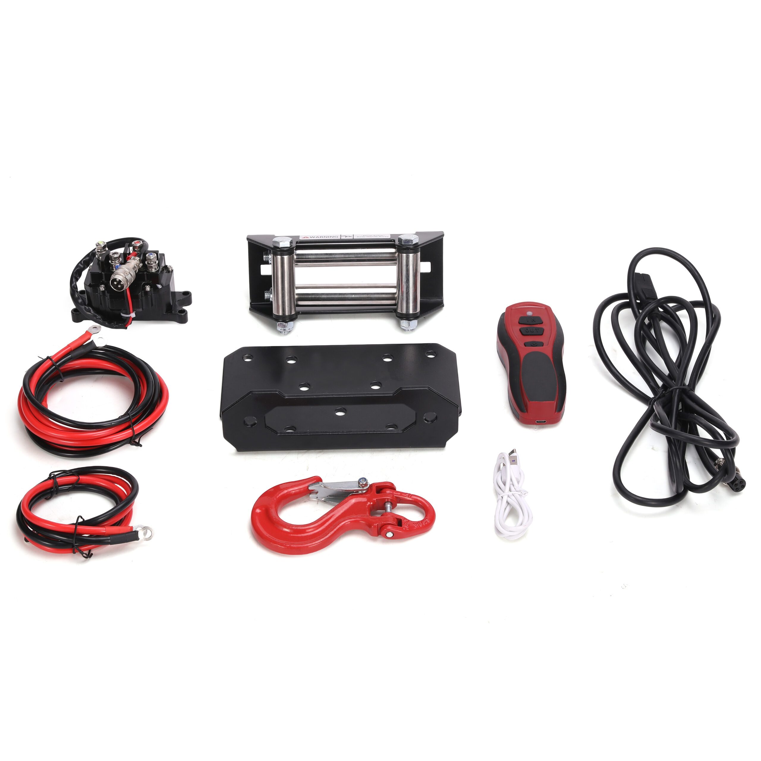Warrior Winches Titan 6000 Winch - Steel Cable 12V - 3