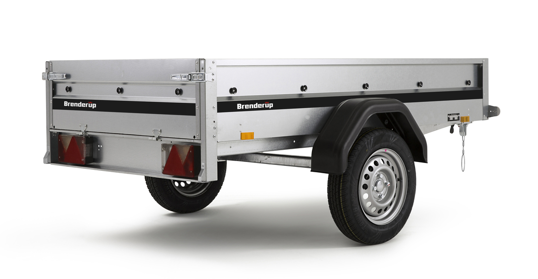 Brenderup Lågbyggd flakvagn Obromsad Serie 1000 203L 750 kg - 3