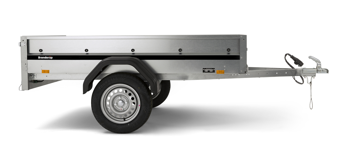 Brenderup Lågbyggd flakvagn Obromsad Serie 1000 203L 750 kg - 2