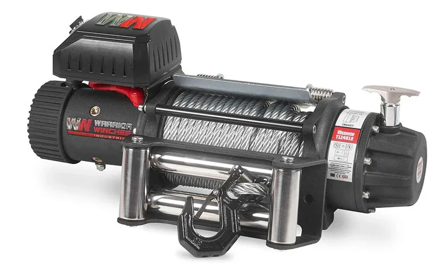 Warrior Winches T-1000 14500 Raskaan käytön vinssi teräsvaijeri 24V - 2