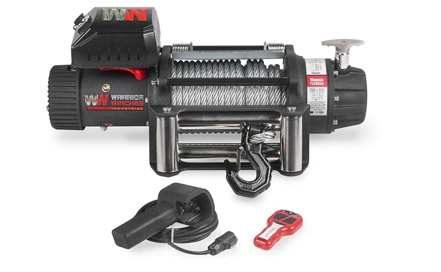 Warrior Winches T-1000 14500 Raskaan käytön vinssi teräsvaijeri 24V - 3