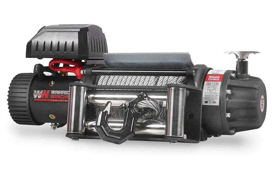 Warrior Winches T-1000 14500 Raskaan käytön vinssi teräsvaijeri 24V - 7