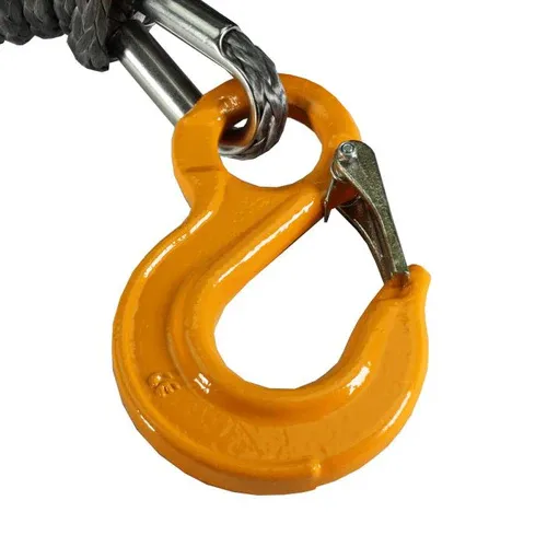 Syntetisk tau Warrior Winches Armortek Black Edition komplett med krok og kaus 12mm x 30m - maks 12000kg - 5