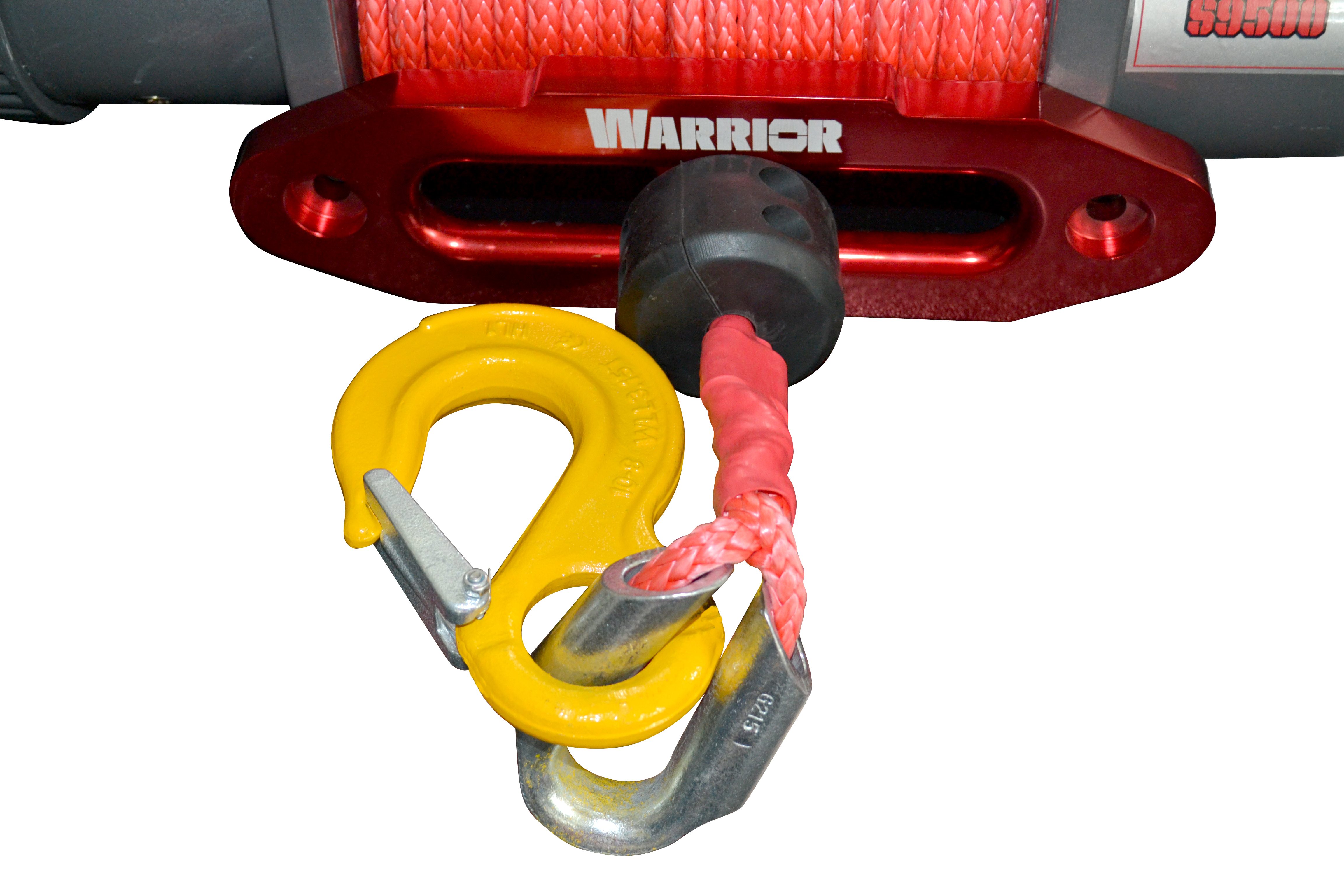 Syntetisk lina Warrior Winches Armortek Syntetlina, komplett med kaus och krok 11mm - max 13700kg, 30m - 8