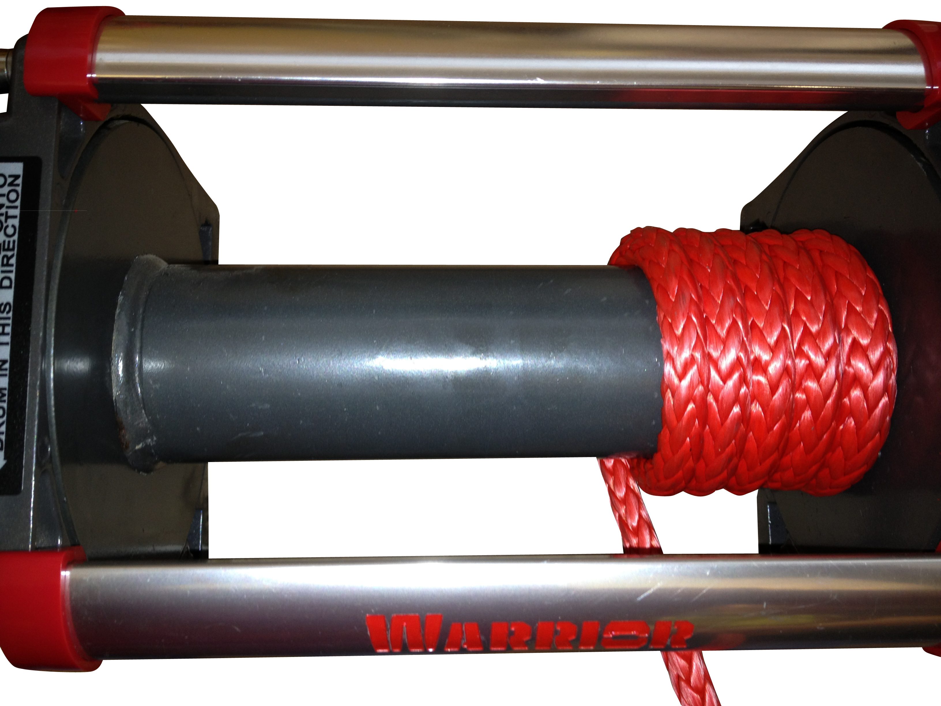Syntetisk lina Warrior Winches Armortek Syntetlina, komplett med kaus och krok 5mm - max 3600kg, 15m - 3