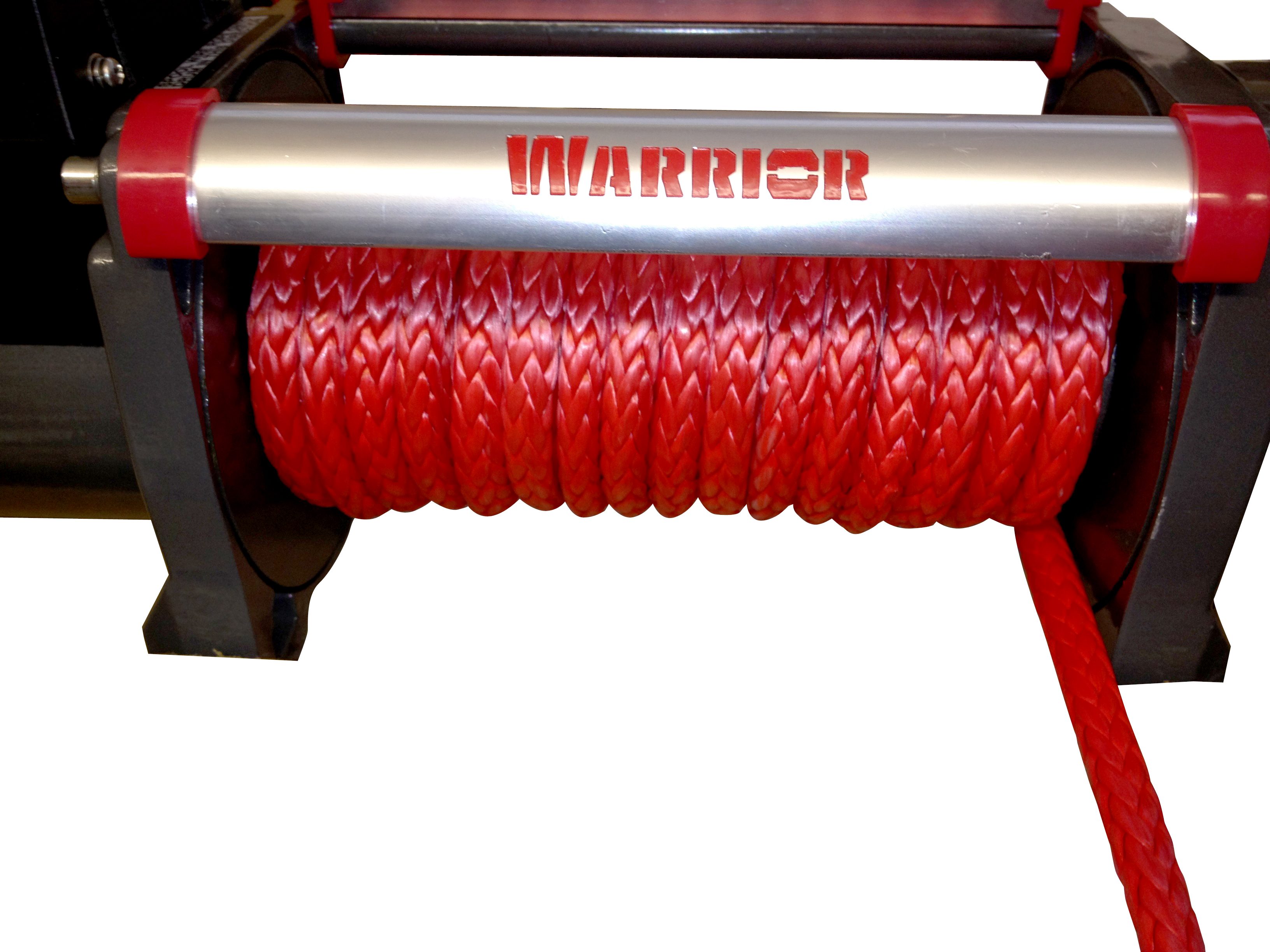 Syntetisk tau Warrior Winches Armortek, komplett med kaus og krok 6mm - maks 4700kg, 15m - 6