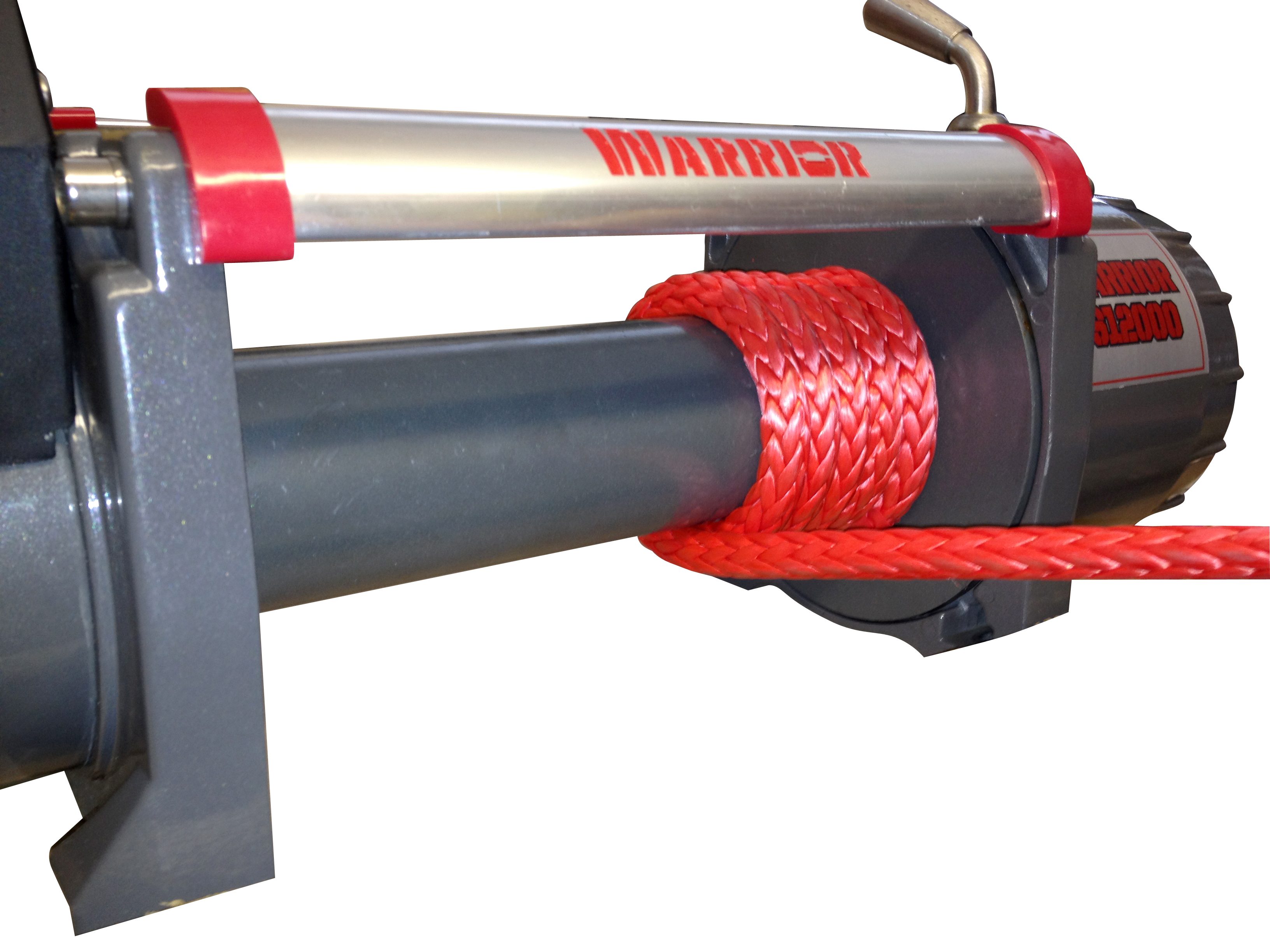 Warrior Winches Armortek syntetisk tau, komplett med kaus og krok 8mm – maks 8113 kg, 30m - 7