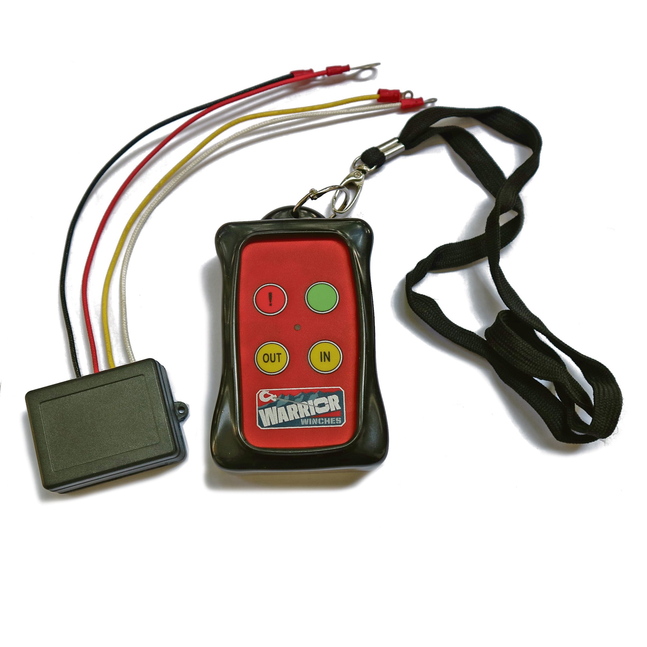 Warrior Winches Heavy Duty Wireless Remote Control, 12/24V