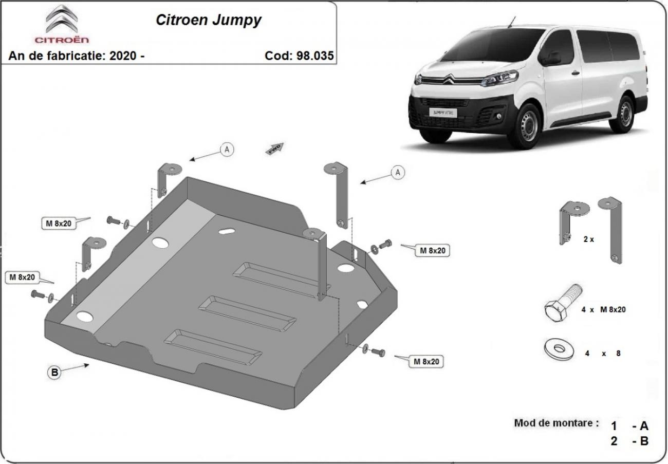 Bundplade Stål AdBlue | Citroën Jumpy (2020-2026) - 3