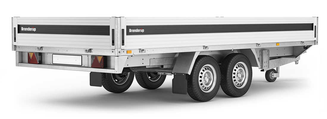 Brenderup Högbyggd flakvagn Serie 5000 420L 204B 3500 kg - 3