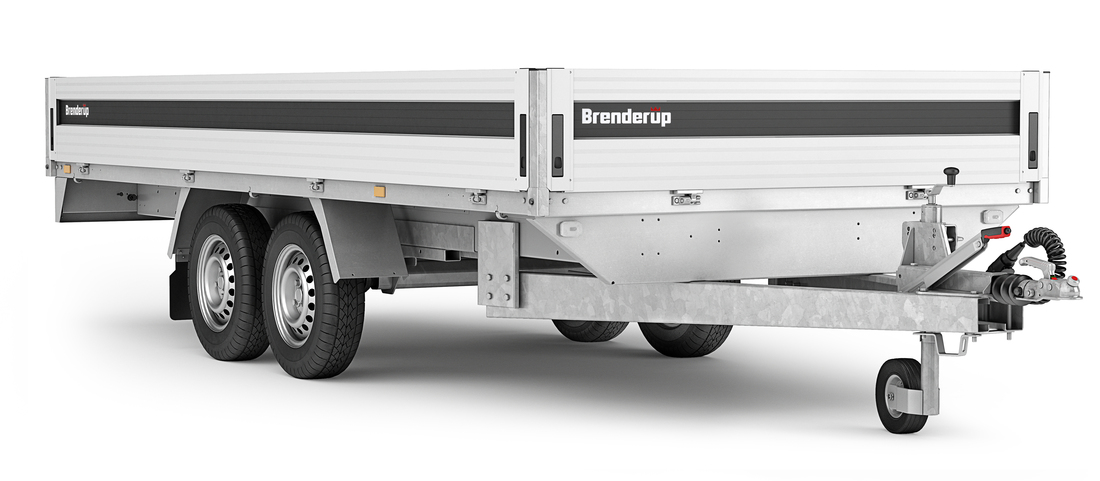 Brenderup Högbyggd flakvagn Serie 5000 420L 204B 3500 kg