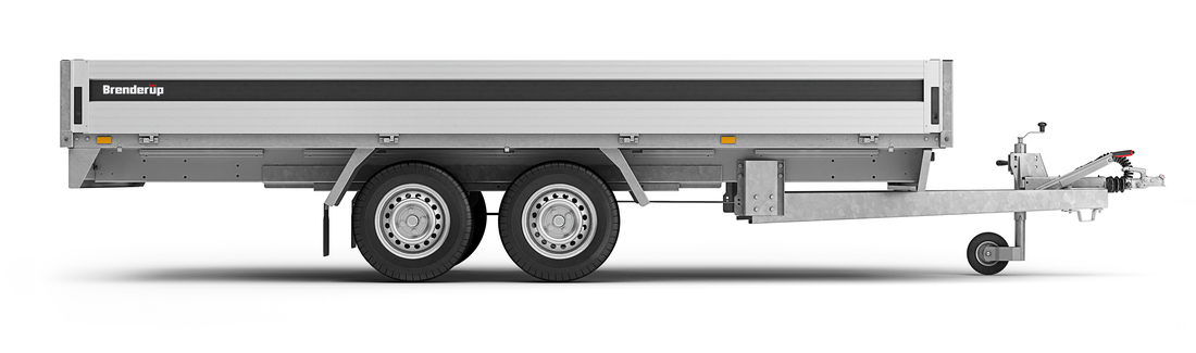 Brenderup Högbyggd flakvagn Serie 5000 420L 204B 3500 kg - 2