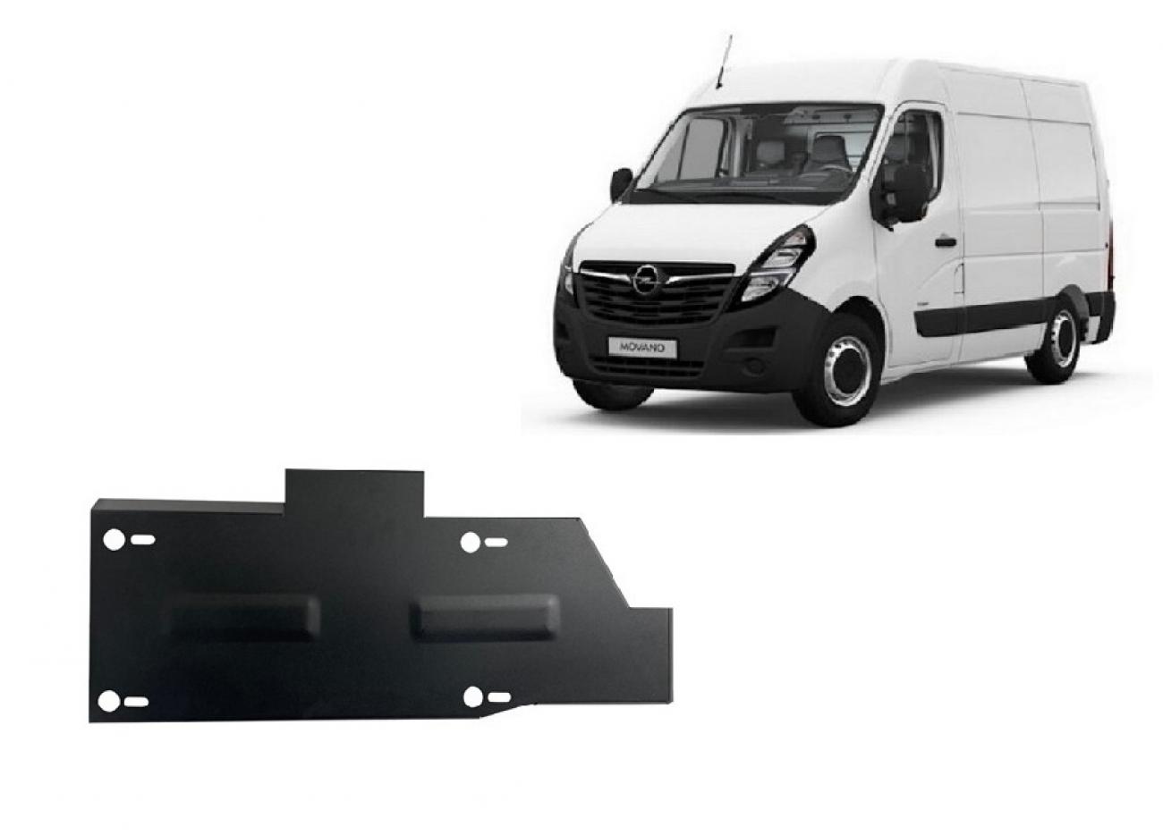 Hasplåt Stål AdBlue | Opel Movano C (2022-2026) - 2