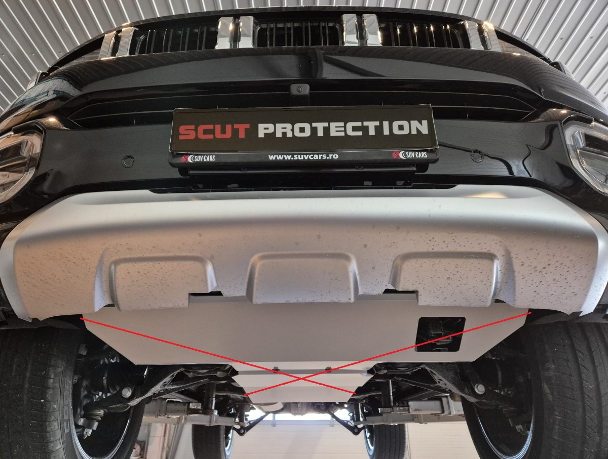 Proteção inferior Alumínio Transfer case | BAIC Beijing BJ60 (2022-2026) - 6