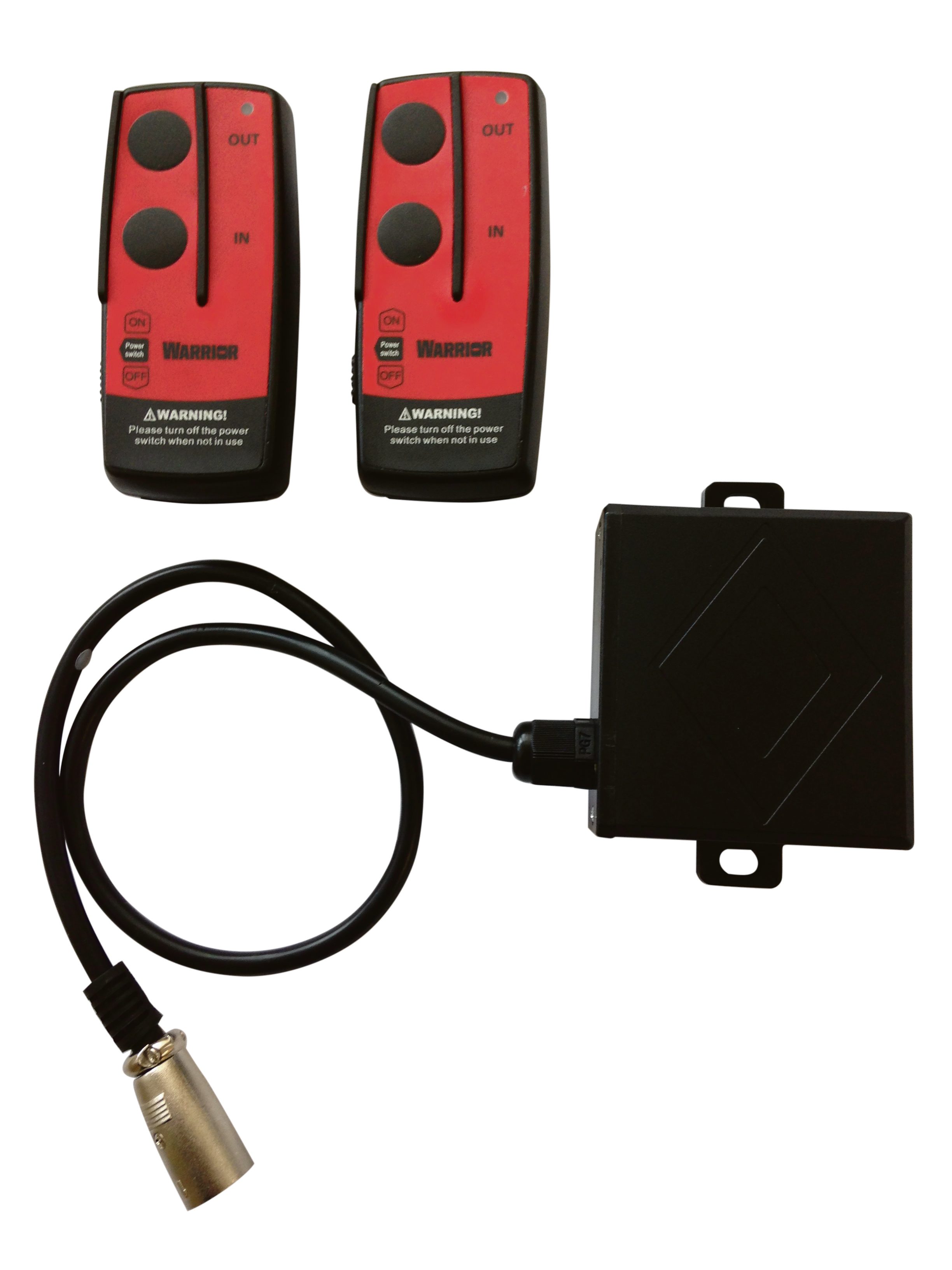 Warrior Winches Wireless Remote Control, 4-pin Universal, 12/24V