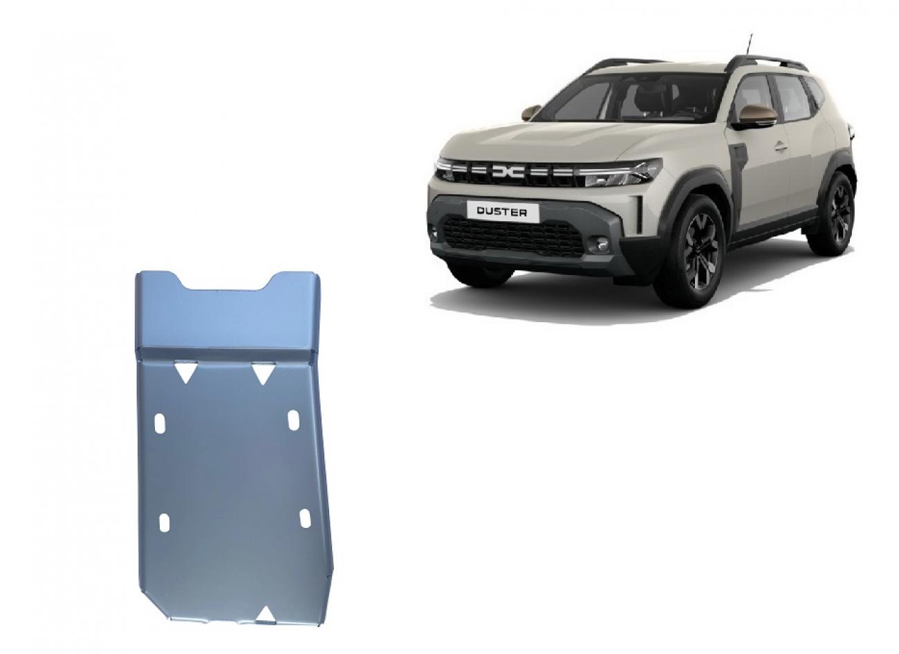 Hasplåt Aluminium Bakdifferential | Dacia Duster 4x4 (2024-2026) - 2