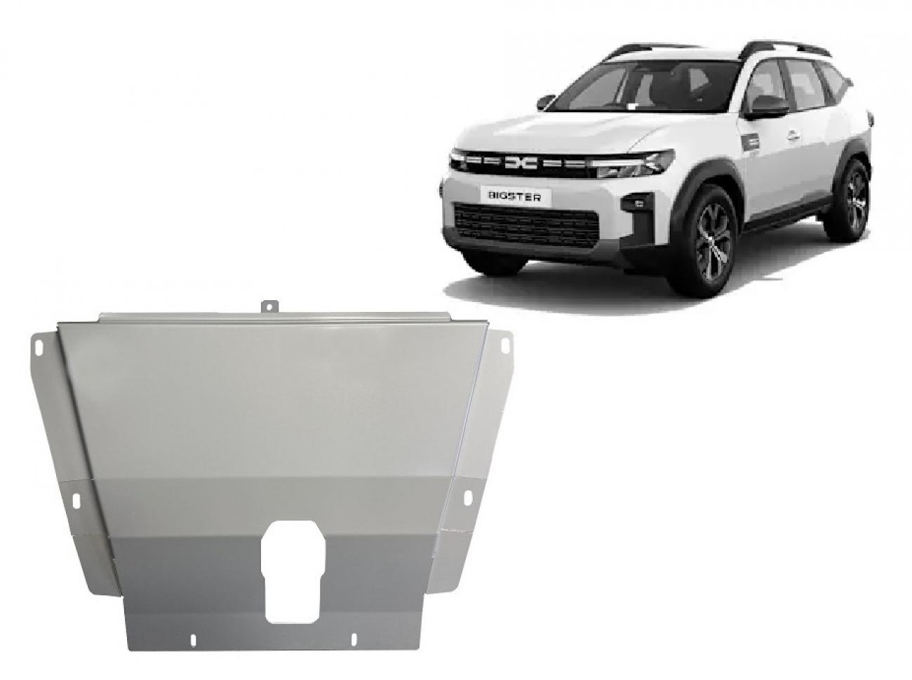 Bundplade Aluminium Motor+ | Dacia Bigster - 4x4 + 4x2 (2025-2026) - 2
