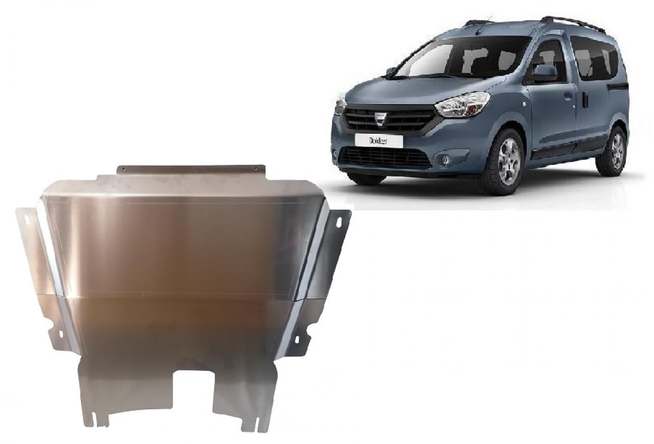 Skid plate Aluminium Engine+ | Dacia Dokker (2012-2026) - 2