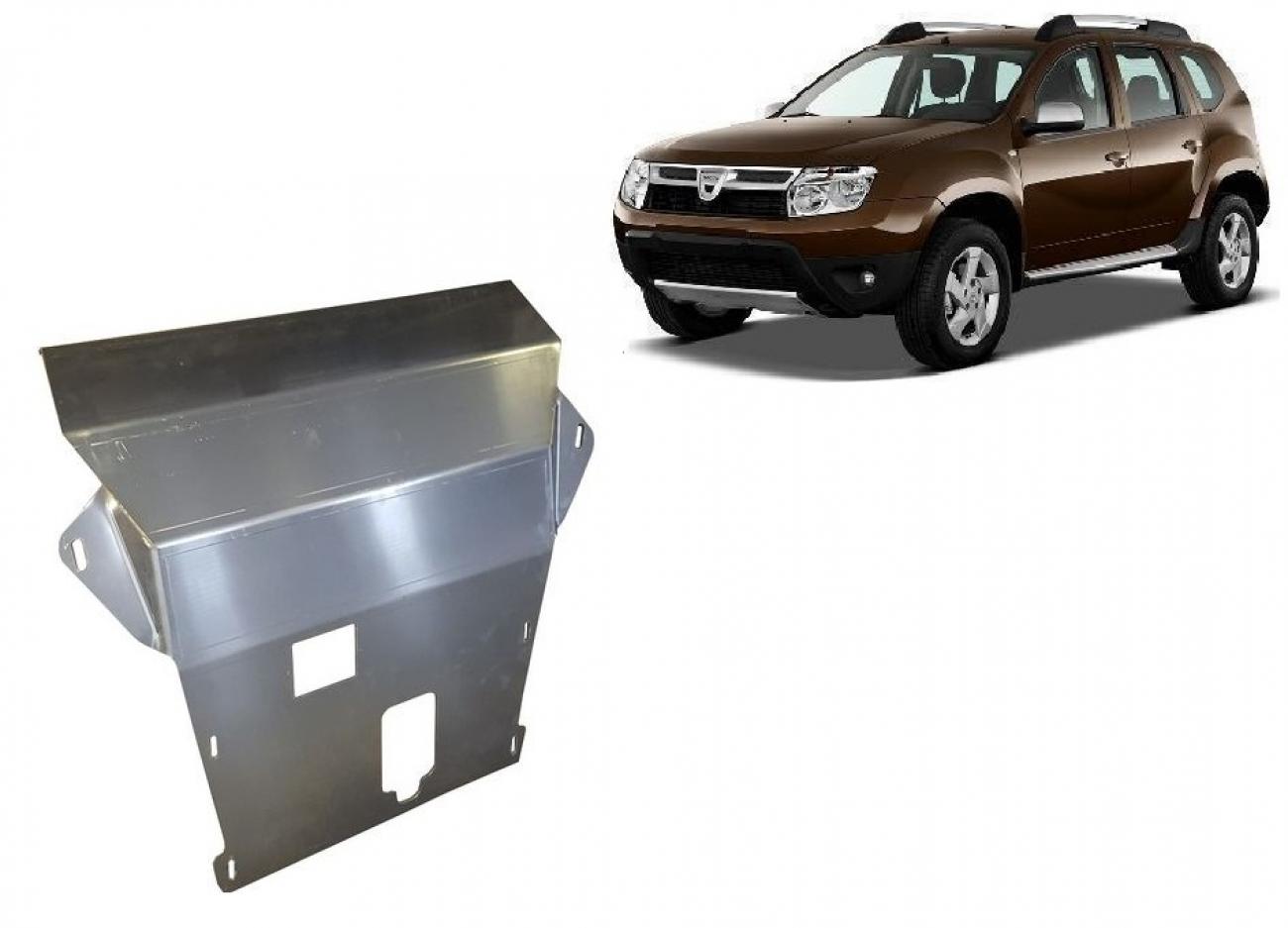 Hasplåt Aluminium Motor+ | Dacia Duster (2010-2017) - 2