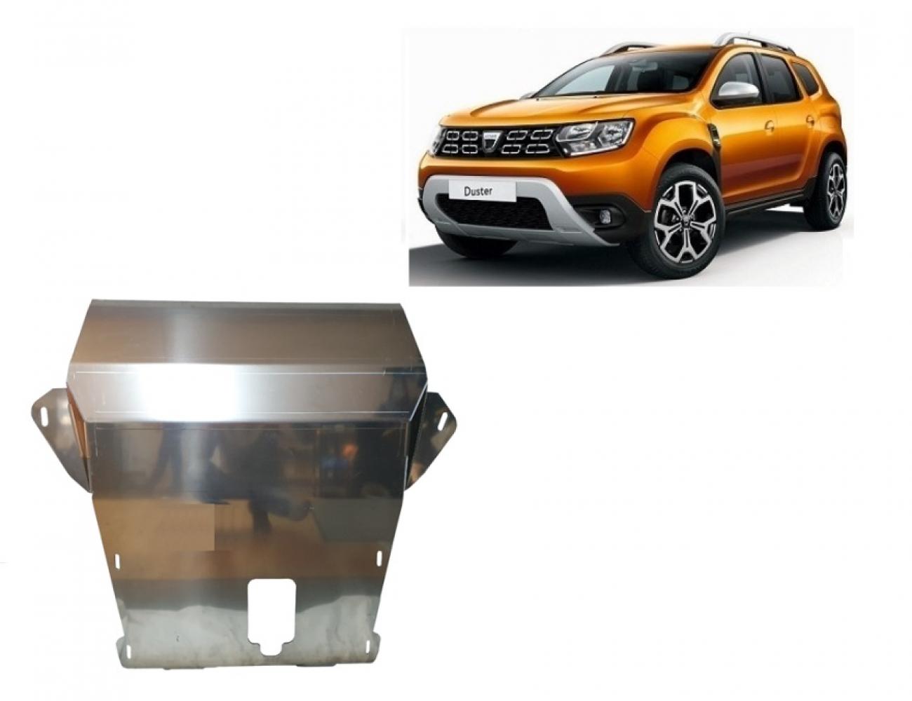 Hasplåt Aluminium Motor+ | Dacia Duster (2018-2024) - 2