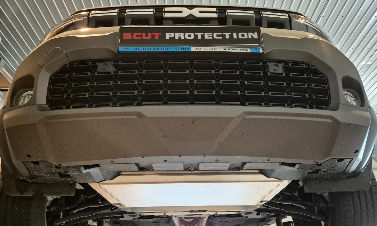 Protezione inferiore in alluminio Motore+ | Dacia Duster - 4x2 +4x4 (2024-2026) - 7