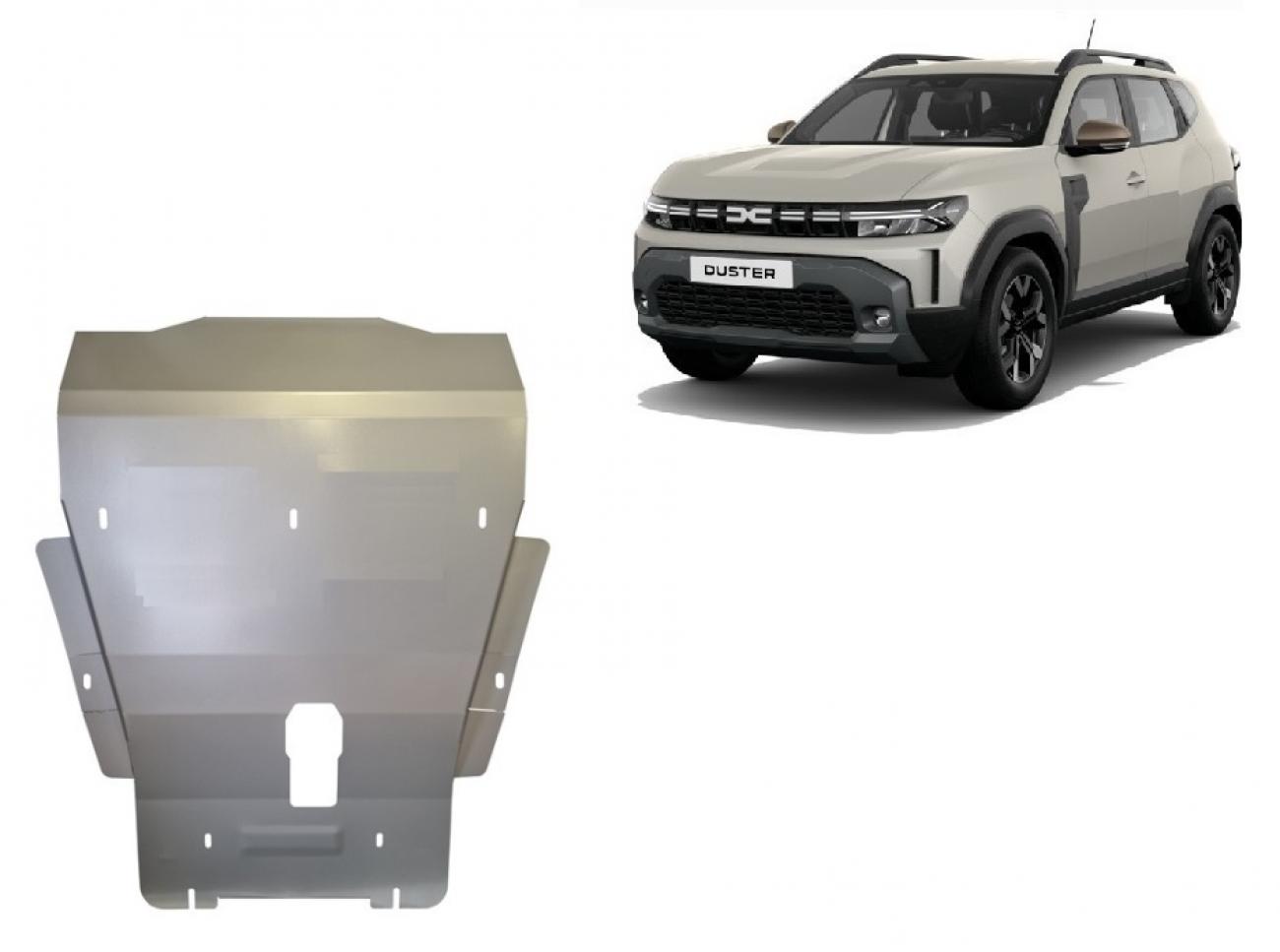 Bundplade Aluminium Motor+ | Dacia Duster- 4x4 (2024-2026) - 2