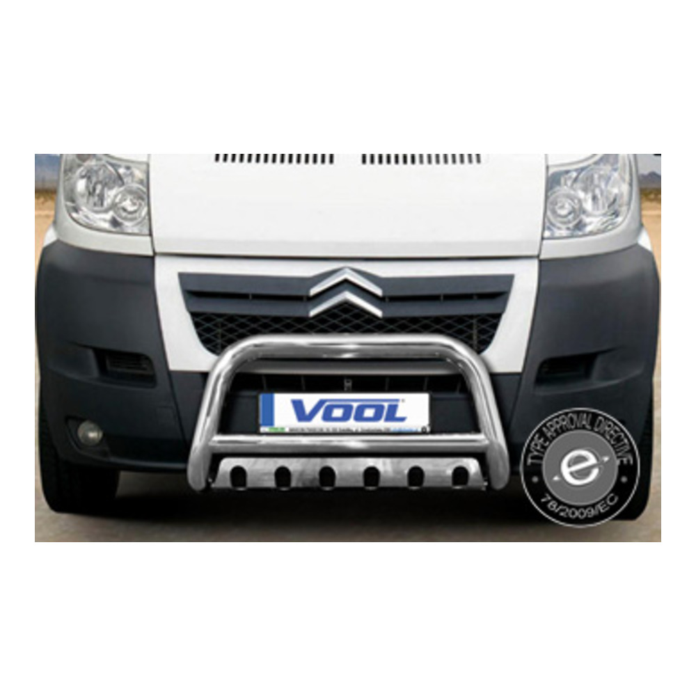 EU Bullbar with Skid Plate - Citroen Jumper 2007-2014