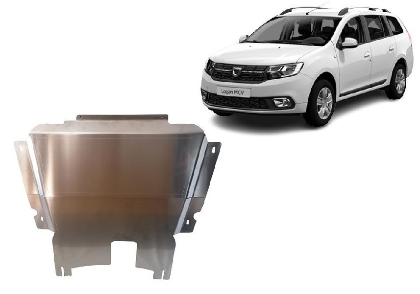 Skid plate Aluminium Engine+ | Dacia Logan MCV (2012-2020) - 2