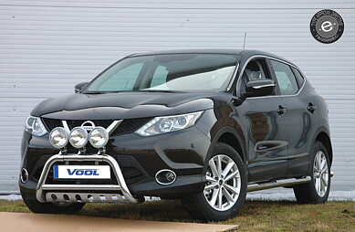 EU Bullbar with Skid Plate - Nissan Qashqai 2014-2017