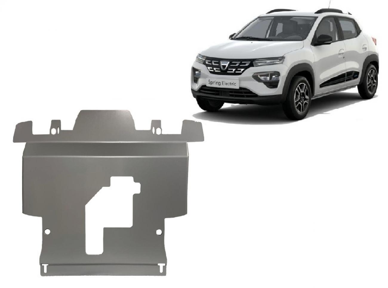 Skid plate Aluminium Engine+ | Dacia Spring (2021-2026) - 2