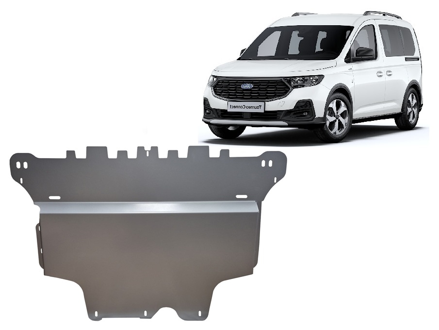 Pohjapanssari Aluminium Moottori+ | Ford Tourneo Connect (2021-2026) - 2