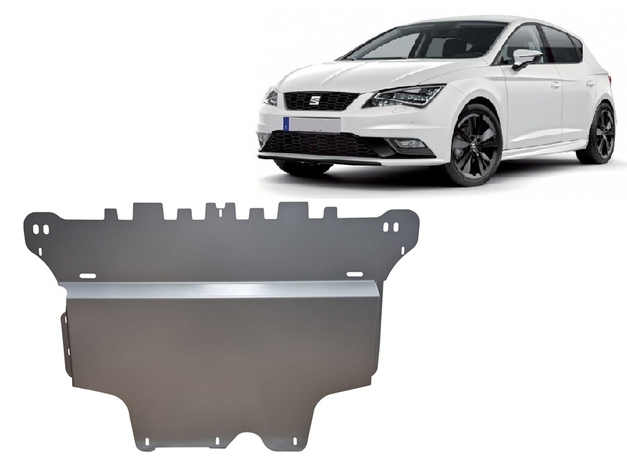 Bundplade Aluminium Motor+ | Seat Leon Mk3 5F (2012-2021) - 2