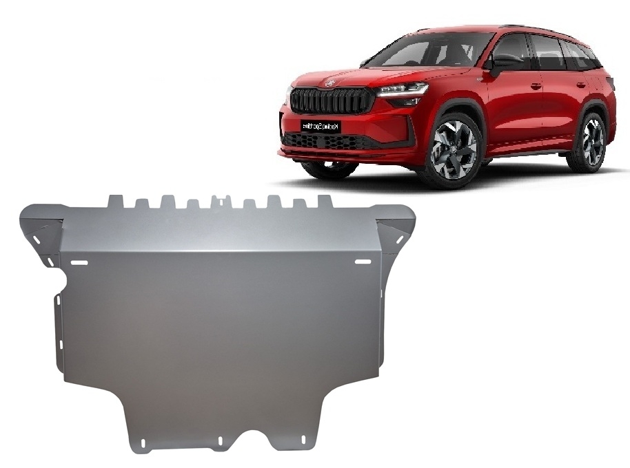 Bundplade Aluminium Motor+ | Skoda Kodiaq (2024-2026) - 2