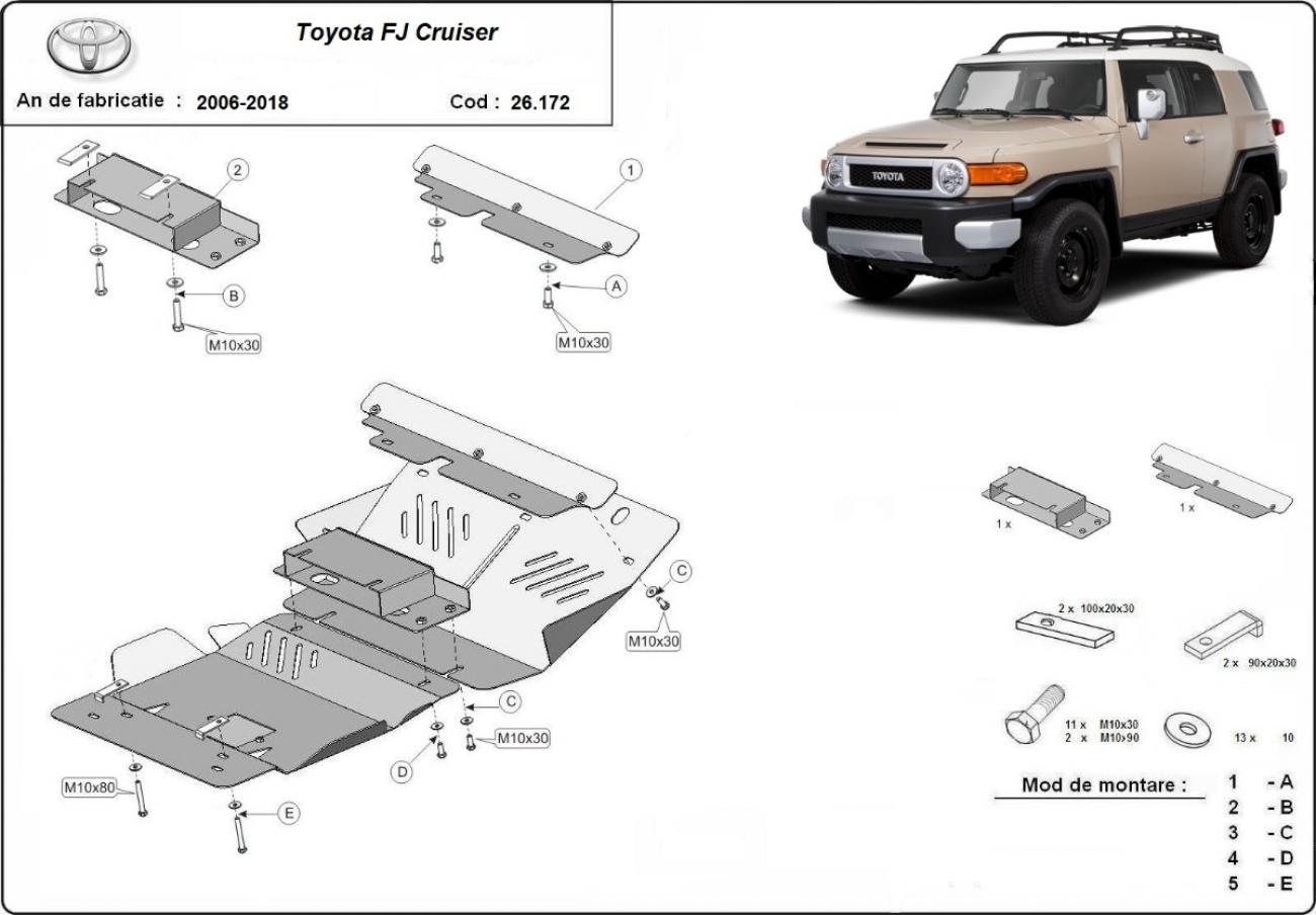 Skid plate Aluminium Engine+ | FJ Cruiser (2006-2018) - 3
