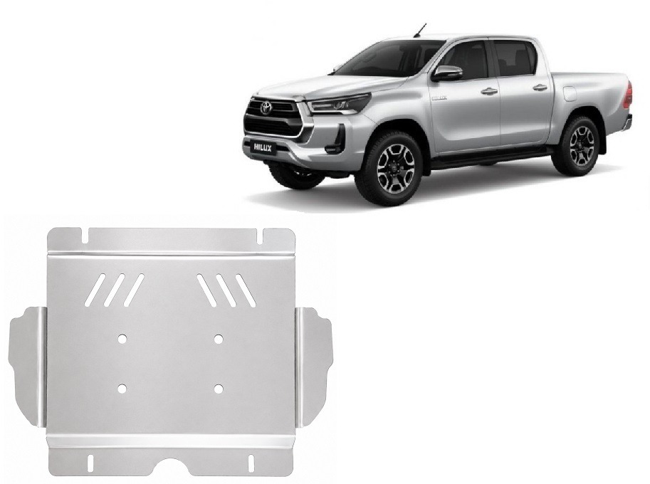 Aluminium-Unterfahrschutz Motor | Toyota Hilux Invincible (2021-2026) - 2