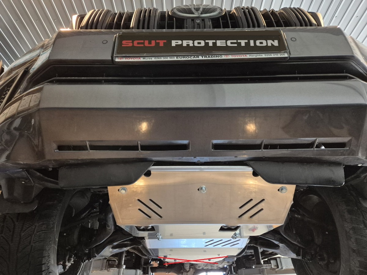 Proteção inferior em alumínio Motor+ | Toyota Land Cruiser 150 (2009-2023) - 9