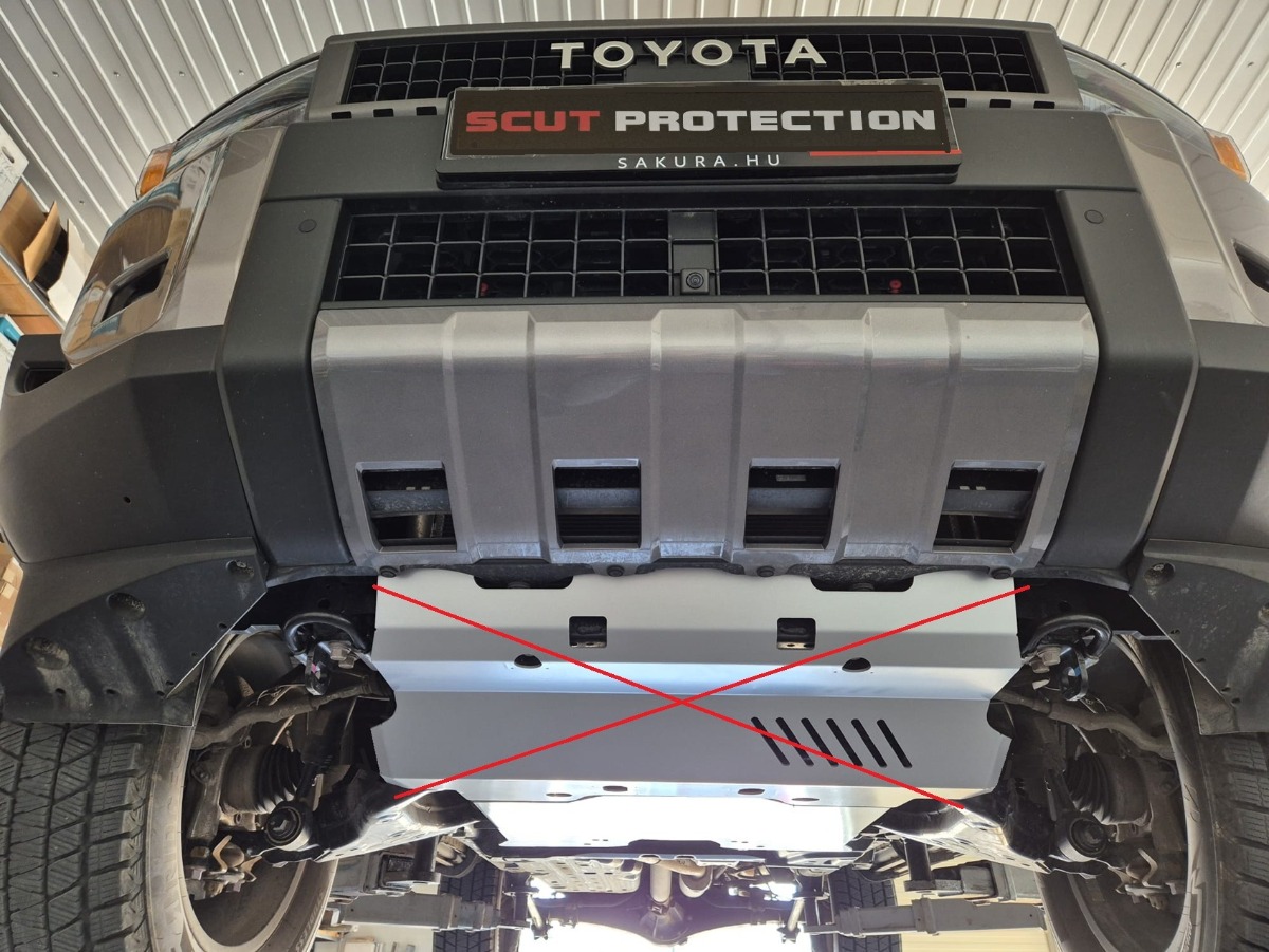 Protezione inferiore motore in alluminio | Toyota Land Cruiser 250 (2024-2026) - 8