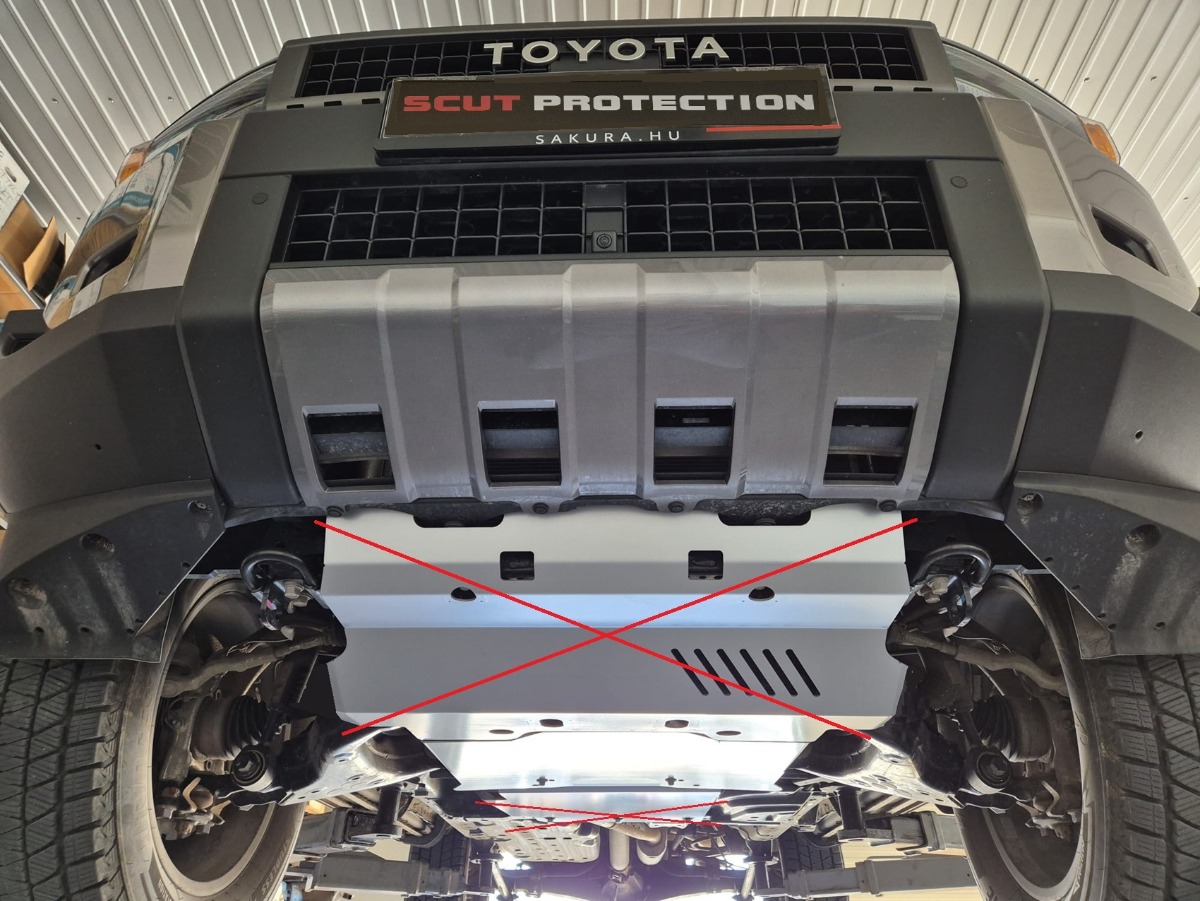 Protezione inferiore motore in alluminio | Toyota Land Cruiser 250 (2024-2026) - 7