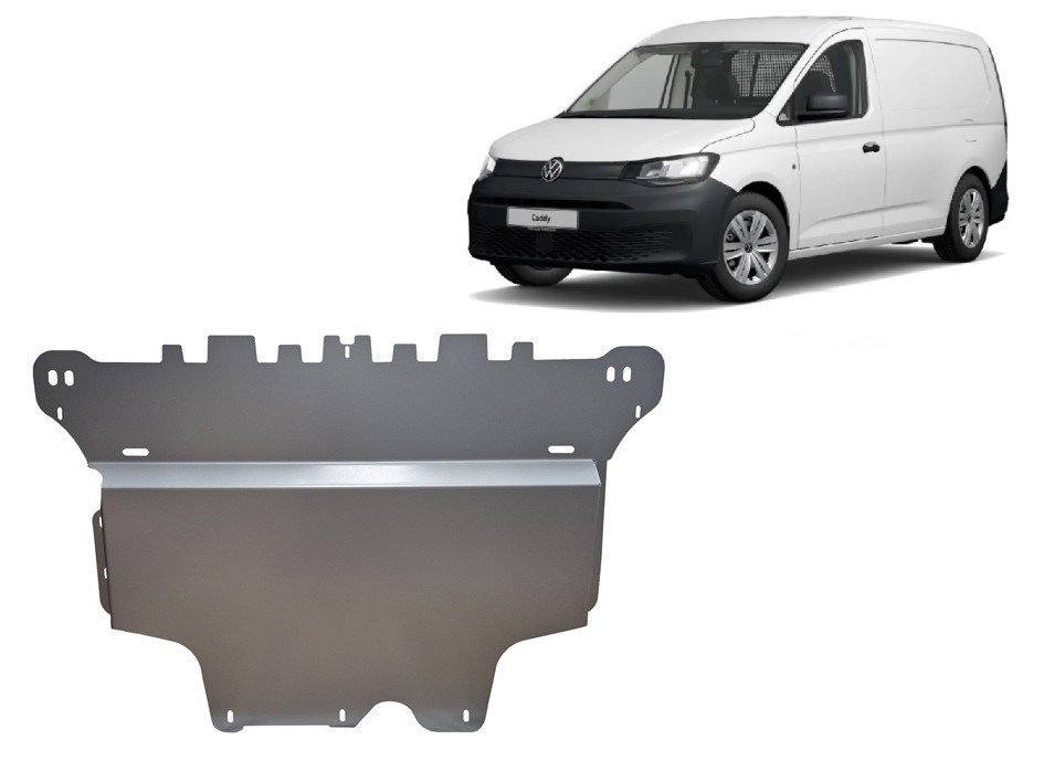 Skid plate Aluminium Engine+ | VW Caddy (2020-2026) - 2