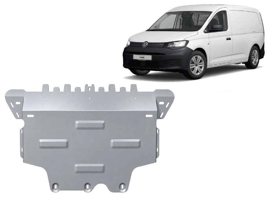 Aluminium-Unterfahrschutz Motor+ | VW Caddy (2020-2026) - 2