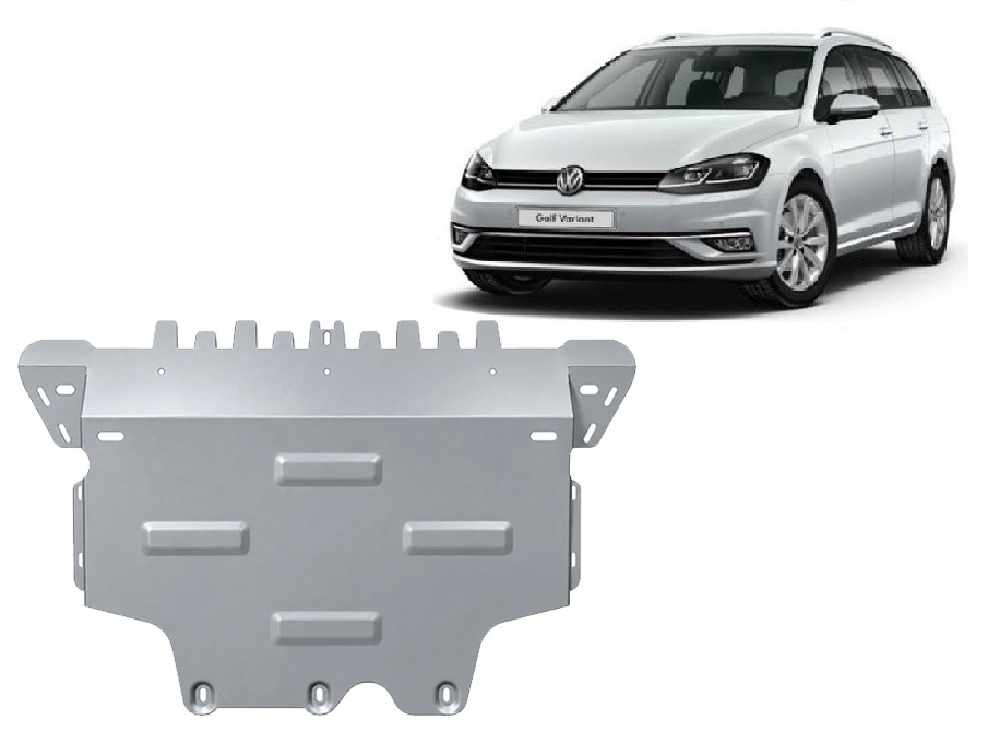 Protezione inferiore in alluminio Motore+ | VW Golf 7 (2012-2021) - 2