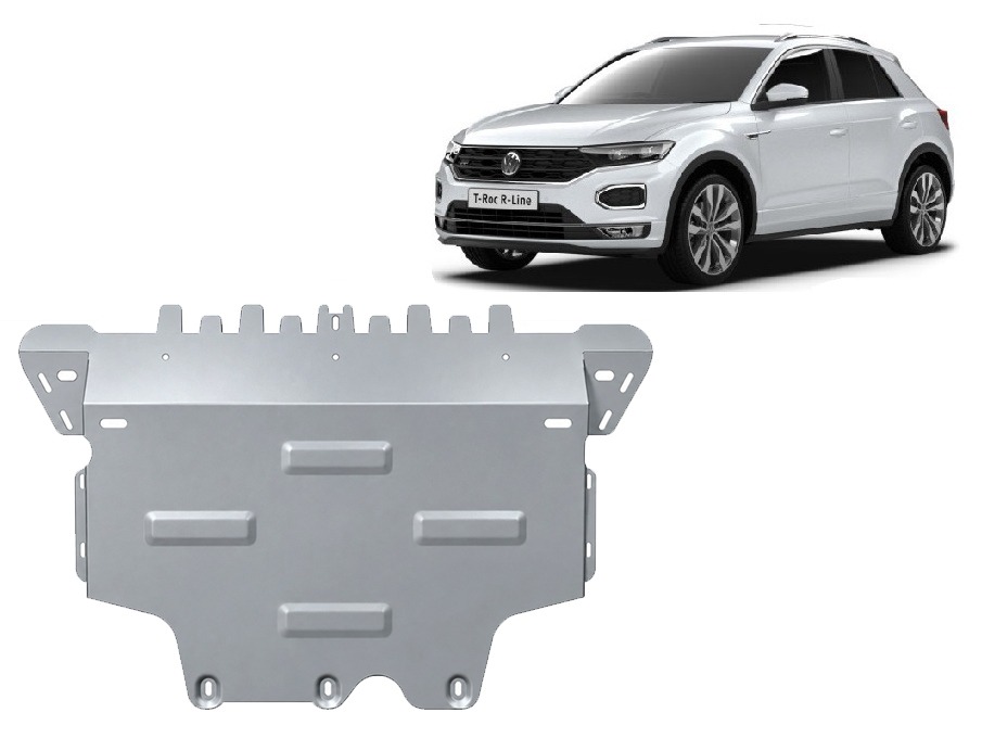 Protezione inferiore in alluminio Motore+ | VW T-Roc (2017-2026) - 2
