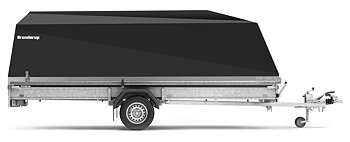 Brenderup Snöskotersläp Serie Standard Inline 380L 1240 kg