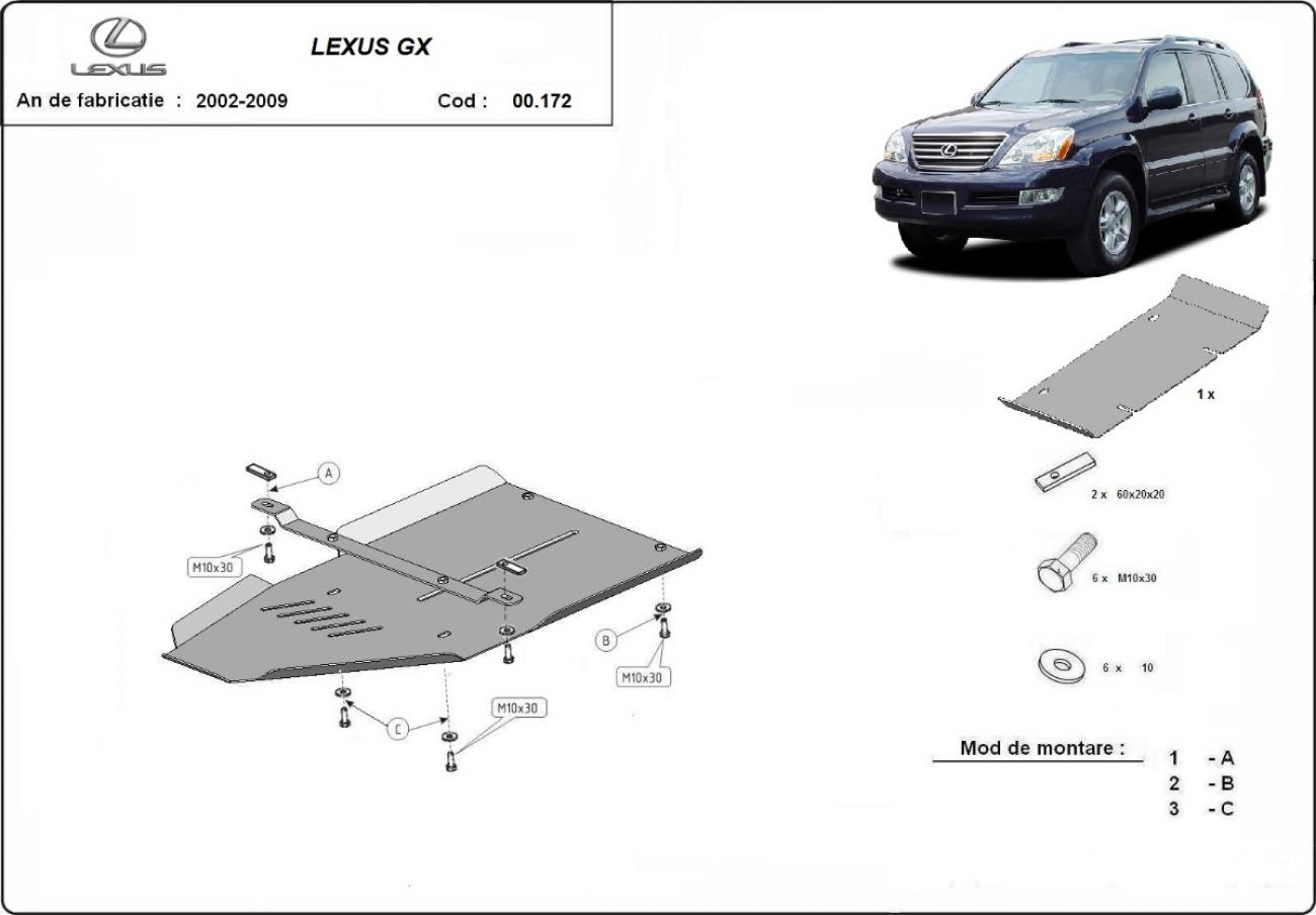 Skid plate Aluminium Gearbox | Lexus GX (2002-2009) - 3