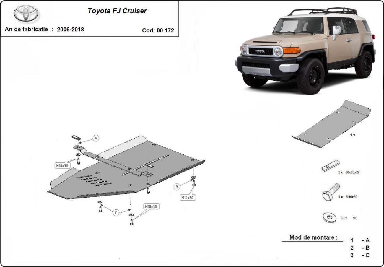 Skid plate Aluminium Gearbox | Toyota FJ Cruiser (2006-2018) - 3