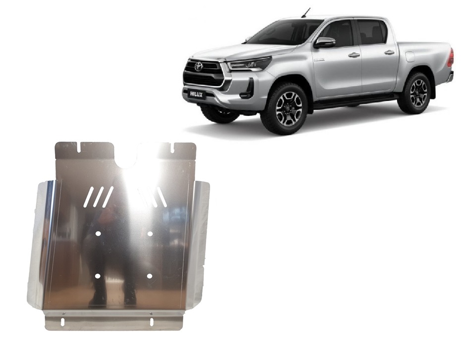 Aluminiowa osłona podwozia skrzyni biegów | Toyota Hilux Invincible (2021-2026) - 2