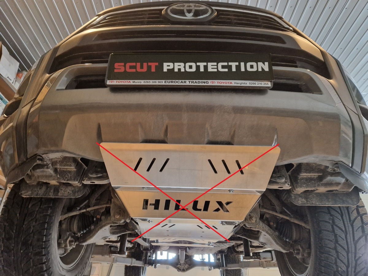 Aluminium-Unterfahrschutz Getriebe | Toyota Hilux (2016-2026) - 6