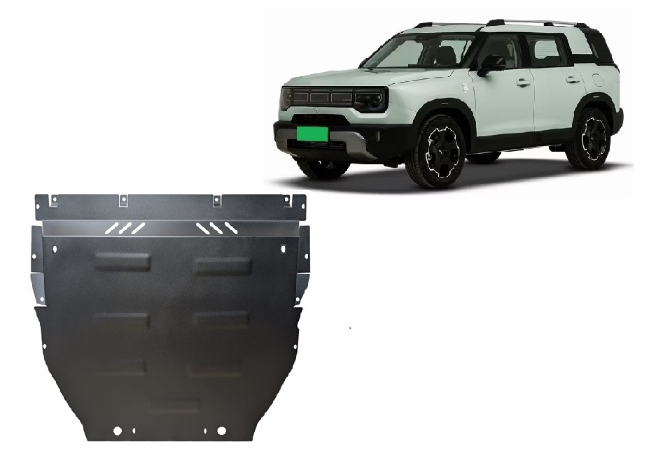 Hasplåt Stål Motor+ | BAIC Beijing BJ30 (2024-2026) - 2